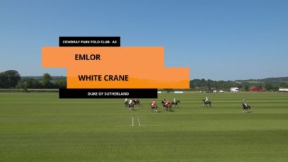 Duke of Sutherland 23- Emlor vs White Crane