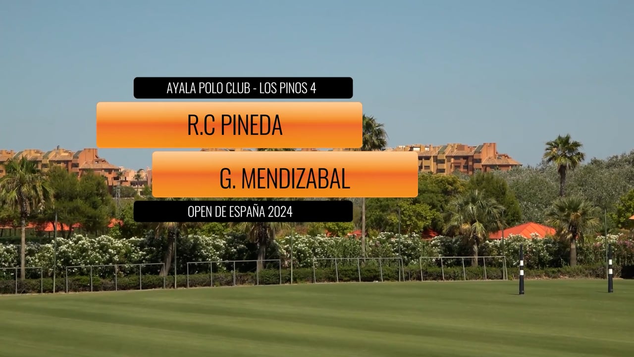 PoloLine.TV Open De España R.C Pineda vs G. Mendizabal